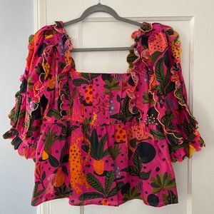 Farm Rio Short Sleeve Top